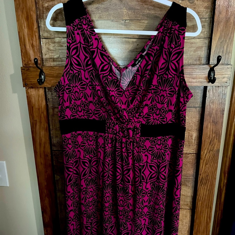 Apt 9 dress size XL pink and black